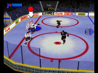 Wayne Gretzky's 3D Hockey (Europe) (En,Fr,De,Es) In game screenshot